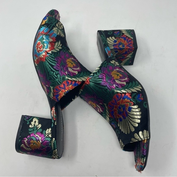 Christian Siriano for Payless Multi-Color Slip-On Open Toe Heels – Size 8.5 - Picture 4 of 10